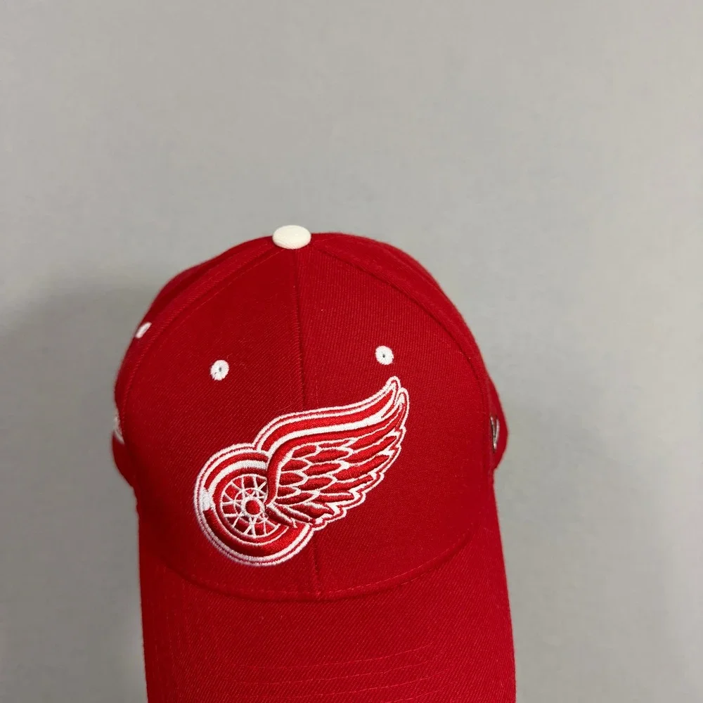 Vintage Zephyr Hat Mens OSFA Red Detroit Red Wings NHL Fox Sports Net Strapback